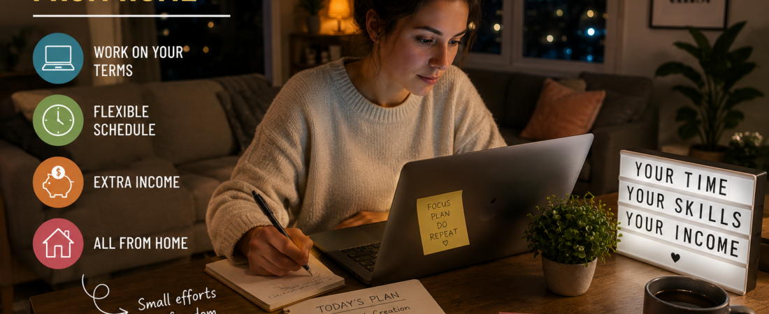 ➤ How to Make Extra Money From Home in Your Spare Time (15 Ideas)