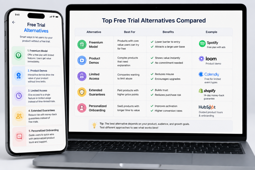 free trial alternatives to save money on subscriptions