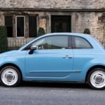 New car in showroom — how to save for a car and buy without going into debt